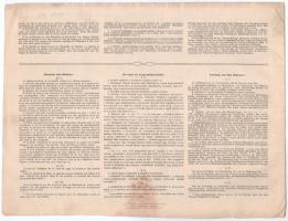 Budapest 1906. "A Magyar Jelzálog-Hitelbank" nyereménykötvény 100K-ról francia-magyar-néme...