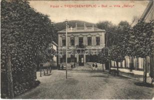 1915 Trencsénteplic, Trencianske Teplice; Villa Bátory. Wertheimer Zsigmond kiadása / villa (EK)