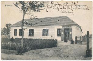 1917 Sárosfa, Blatná na Ostrove; Gyógyszertár / pharmacy (EK)