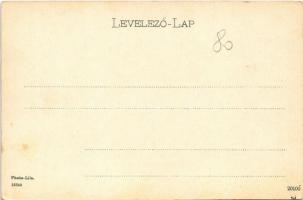 Rajecfürdő, Rajecké Teplice; Dr. Flamm villa, csónakázók. művészlap / "My Castle" Dr. Flam...