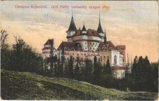 1915 Bajmóc, Bojnice; Bajmóc vára (Gróf Pálffy kastély) nyugati oldal. Gubits B. 43. / Bojnicky hrad / castle (EB)
