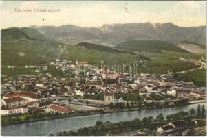 1906 Rózsahegy, Ruzomberok; látkép, vasútállomás. Kohn A. kiadása / general view, railway station (E...