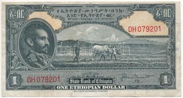 Etiópia 1945. 1$ "Bennett" T:III Ethiopia 1945. 1 Dollar "Bennett" C:F Krause P#12