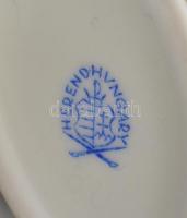 Két Herendi fogpiszkálótartó különböző mintával. Eton, virágos. Kézzel festett, jelzett, minimális k...