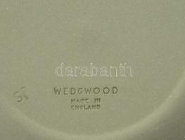 Wedgewood tálka. Biszkvit porcelán, festett, jelzett, hibátlan, eredeti dobozában d: 11 cm