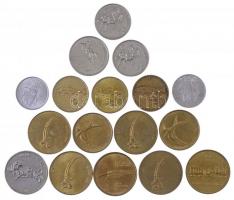 Szlovénia 1992-2004. 50s-50T (17db, közte 2db forgalmi emlékpénz) T:1--3
Slovenia 1992-2004. 50 Sto...