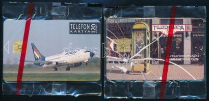 1992 MALÉV és Telefonfülke telefonkártyák használatlanul, bontatlan csomagolásban