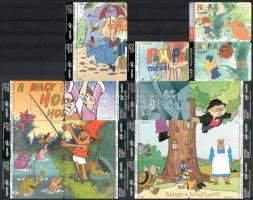 17 db klf mese témájú telefonkártya, használt, de jó állapotban