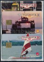 1991/1992 3 db klf az első magyar P telefonkártya, jó állapotban