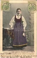 1906 Székely leány / Transylvanian folklore (EK)