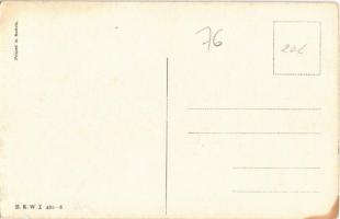 Lady with fashion hat. B.K.W.I. 481-6. s: Mela Koehler (kis szakadás / small tear)