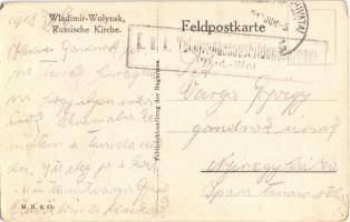 1918 Volodymyr-Volynskyi, Wladimir-Wolynski; Russische Kirche / Russian Orthodox church, K.u.K. sold...