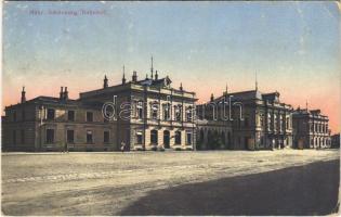 Sumperk, Mährisch Schönberg; Bahnhof / railway station (Rb)