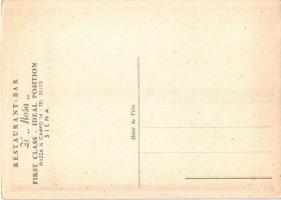 Siena, Restaurant-Bar Zi' "Rosa" Piazza Il Campo / restaurant advertisement (EK)