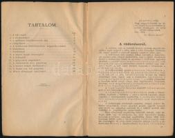 1884 Bp., Dr. Péczely Ignác: A tüdővészről s ennek kikerülhetése végett utasítás, a heveny és idült ...