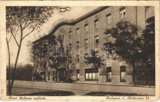 Budapest I. Hotel Bellevue szálloda. Attila utca 53.  (Rb)