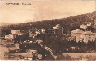 Portoroz, Portorose (Piran, Pirano); Panorama (wet corner)