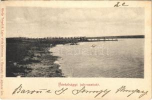 1903 Hortobágy, juh úsztató. Telegdy K. Lajos utóda kiadása és Haranghy Gy. amateur felvétele