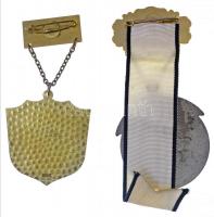 NSZK 1972. "Steinhöring 1972 július - Attenberger-Schillinger Emléktúra" aranyozott, ezüst...