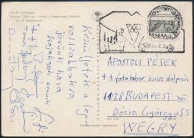 1976 Képeslap a kajak-kenu válogatott tagjainak aláírásával, Lengyelországból