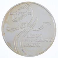 1998. European Championships in Athletics - Budapest 98 ezüstözött fém emlékérem (60,5mm) T:1-