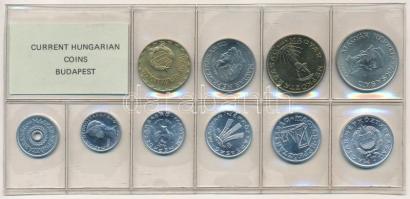 1985. 2f-20Ft (10xklf) érmés forgalmi sor fóliatokban T:1 Adamo FO18