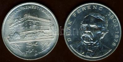 1993-94. 200Ft Ag "MNB" (1x) + "Deák" (1x) T:BU,2