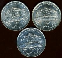 1993. 200Ft Ag "MNB" (3x) T:BU,2