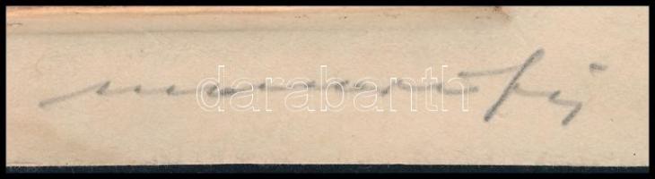 Monori Kovács Jenő (?-?): Vízparton. Rézkarc, papír. Jelzett. 15x20,5 cm