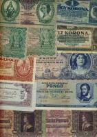 Kis bankjegy tétel, 57db magyar, benne korona, pengő, infla, VH, osztrák-magyar bank + 97db külföldi...