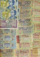 Kis bankjegy tétel, 57db magyar, benne korona, pengő, infla, VH, osztrák-magyar bank + 97db külföldi...