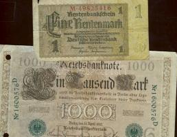 Kis bankjegy tétel, 57db magyar, benne korona, pengő, infla, VH, osztrák-magyar bank + 97db külföldi...