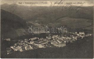 1914 Trencsénteplic, Trencianske Teplice; A szarvas-ról / Aussicht vom Hirschen / general view (EK)