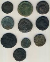 Római Császárság 10db bronzpénz
