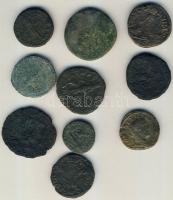 Római Császárság 10db bronzpénz