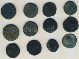 Római Császárság 12db bronzpénz