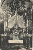 1923 Budapest V. Szervita templom, belső, főoltár (EK)
