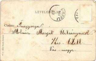 1903 Budapest V. Országház, Parlament, Képviselők ülésterme, belső. Divald Károly 487. sz. (fa)