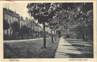 1928 Keszthely, Erzsébet királyné utca (kis szakadás / small tear)
