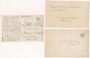 1934 Budapest XVII. Rákoshegy, családi villa - 5 db régi fotó képeslap