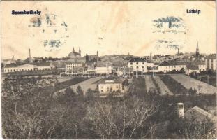 1918 Szombathely, látkép. Vasúti levelezőlapárusítás 2461. (fl)