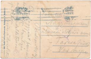 1918 Szombathely, látkép. Vasúti levelezőlapárusítás 2461. (fl)