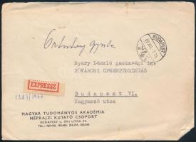 1968 Ortutay Gyula aláírása levélen