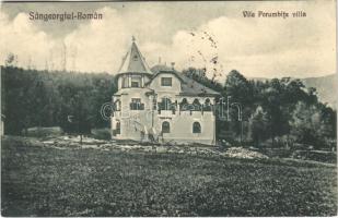 1928 Oláhszentgyörgy, Sangeorgiul Roman, Sangeorz-Bai; Vila Porumbita / villa (EK)