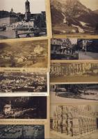 cca 1880-1900 17 db külfödi városképes keményhátú fotó / 17 photos of foreign towns