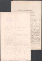 cca 1903-1926 Magyar Gazdaszövetség iratai, 11 db