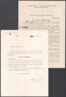 cca 1903-1926 Magyar Gazdaszövetség iratai, 11 db