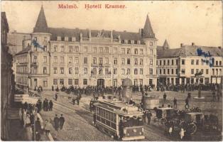 Malmö, Hotel Kramer, tram