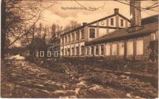 1915 Nora, Sagbladsfabriken / saw blade factory (tear)