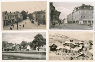 4 db RÉGI svéd város képeslap: kisvárosok / 4 pre-1945 Swedish town-view postcards: small towns